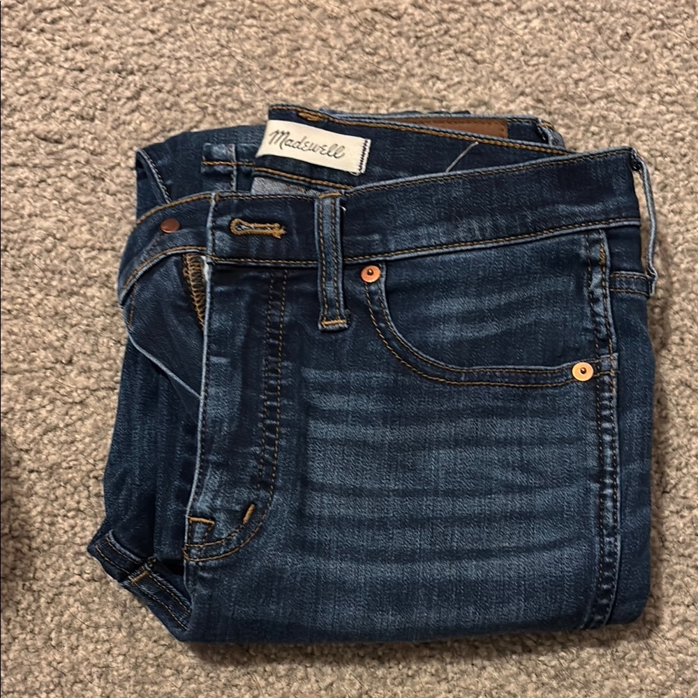 Madewell Blue Skinny Jeans with Vintage Look